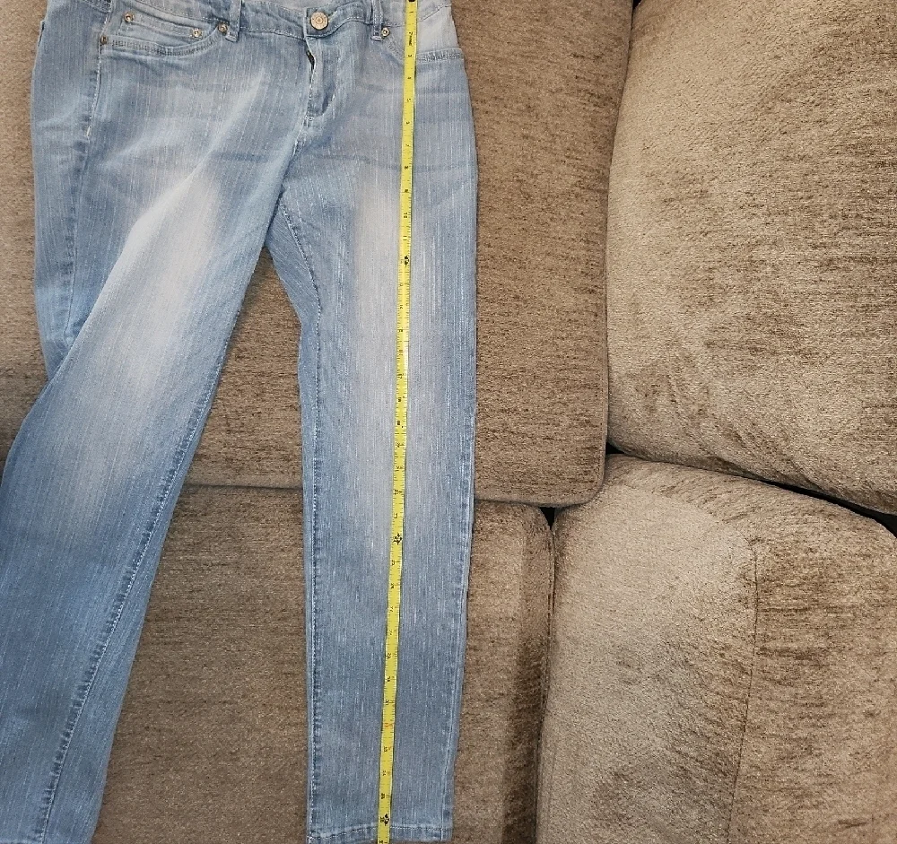 Reign Light Blue Straight Leg Jeans